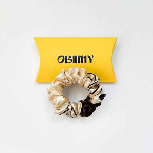 Silk scrunchie "From scratch"