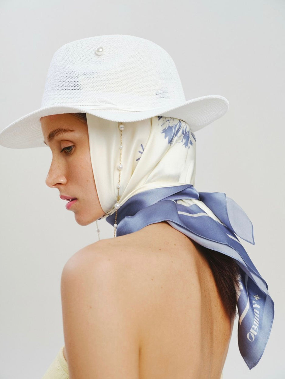 Premium silk scarf "Passion"