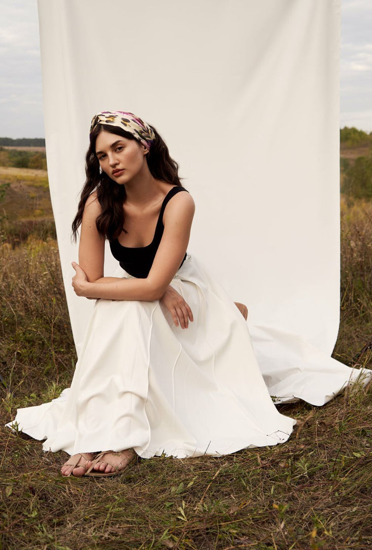 Premium silk scarf "Inspiration"