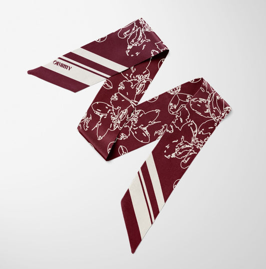 Silk twill "Wild temptation"