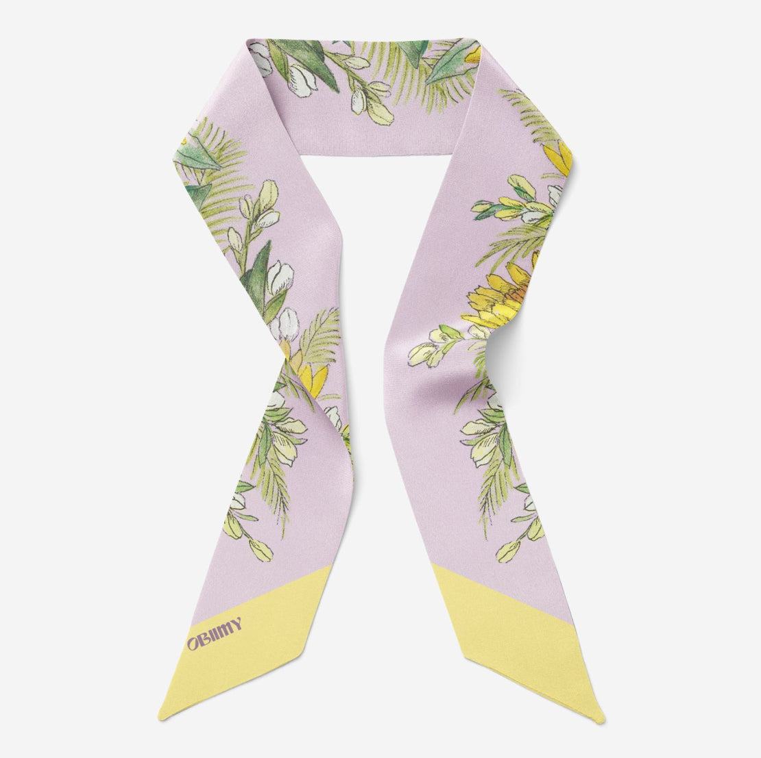 Silk twill "Circle of the sun"