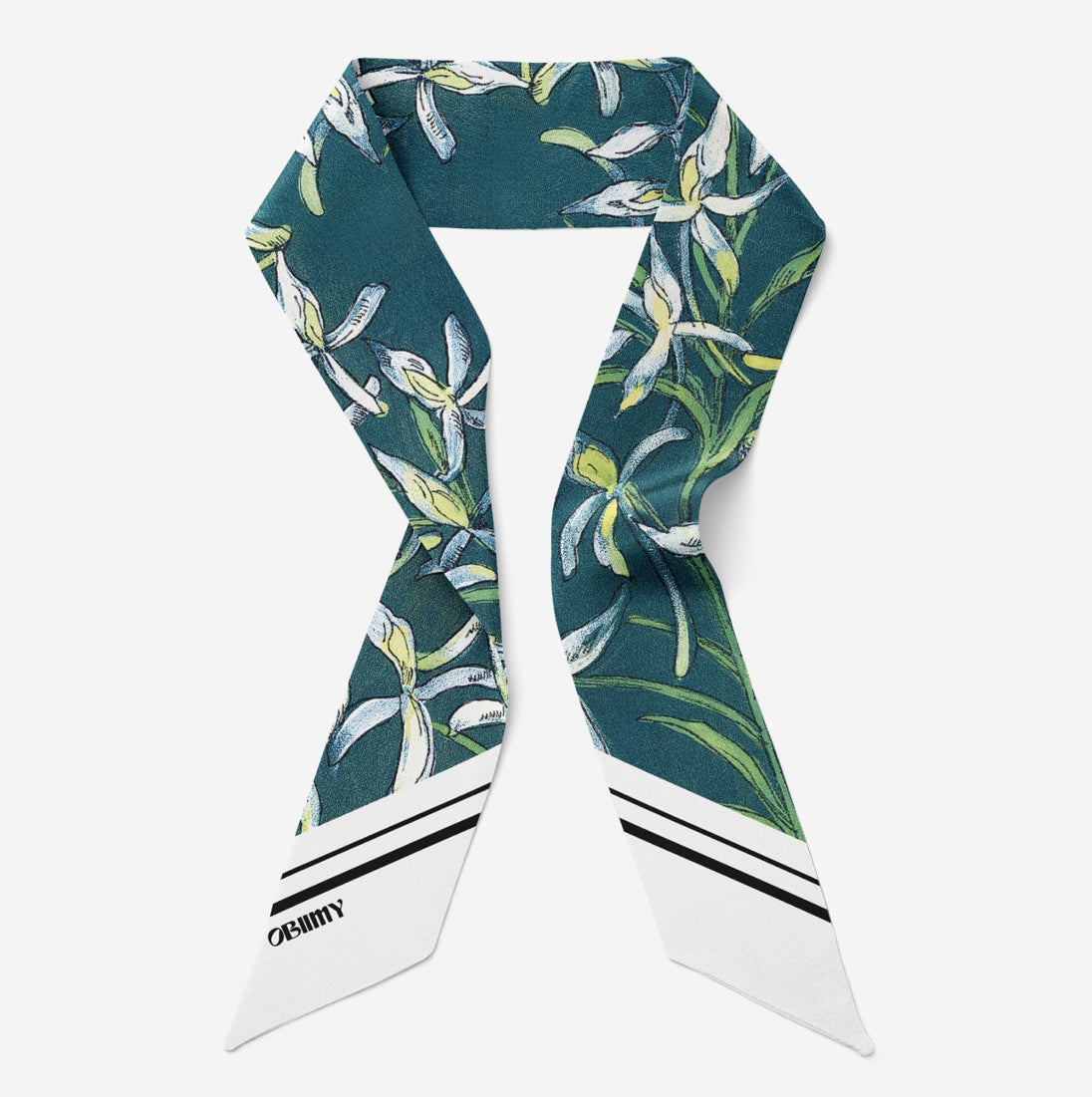 Silk twill "Melody of two"