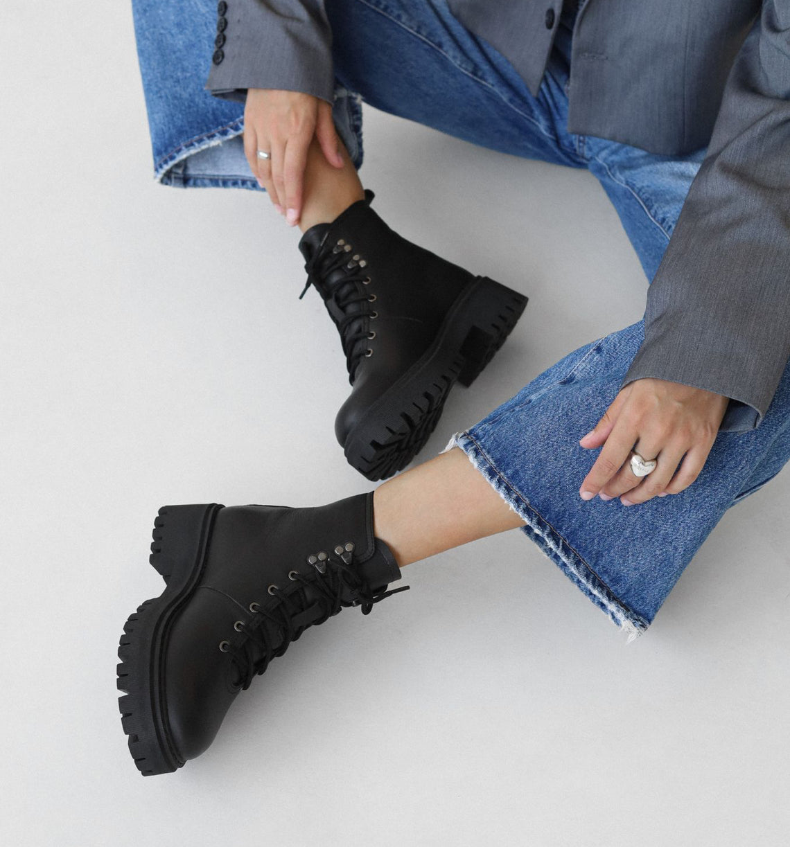 Leather Boots Skates (Fleece)