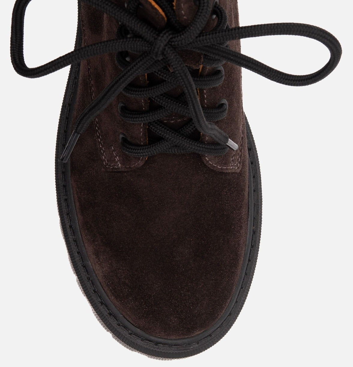 Suede Derby Boots (cioccolato) (Leather Lining)