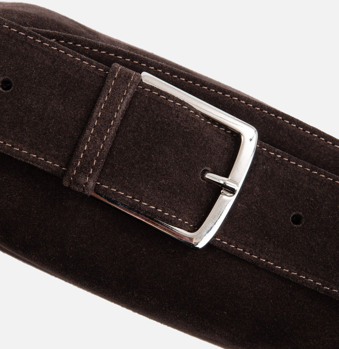 Suede Baguette mini Bag (cioccolato)