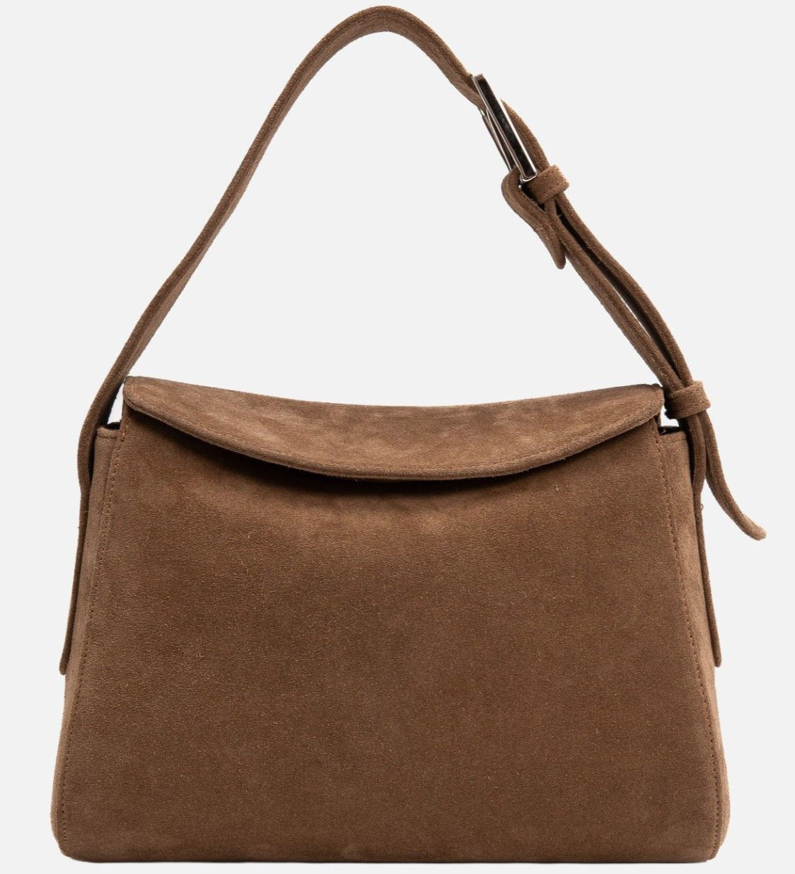 Suede Baguette mini Bag (castoro)