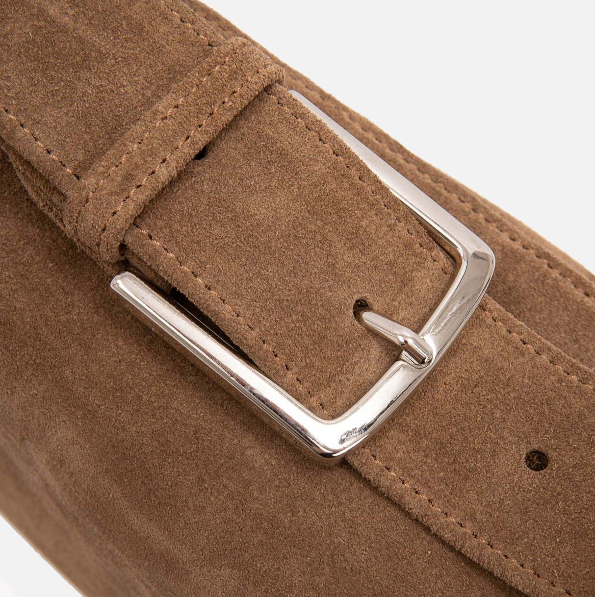 Suede Baguette mini Bag (castoro)