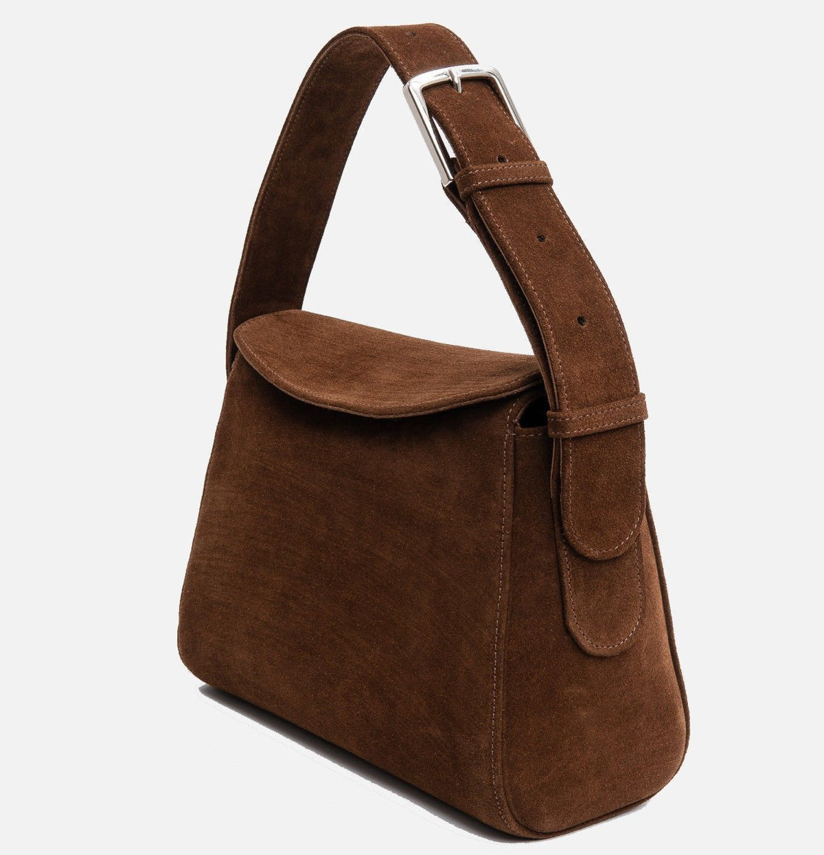 Suede Baguette mini Bag (bruciatto)