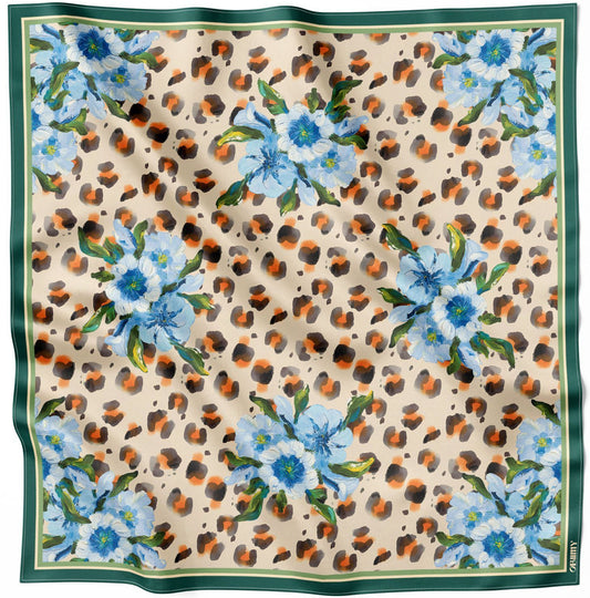 Premium silk scarf "A bold touch"