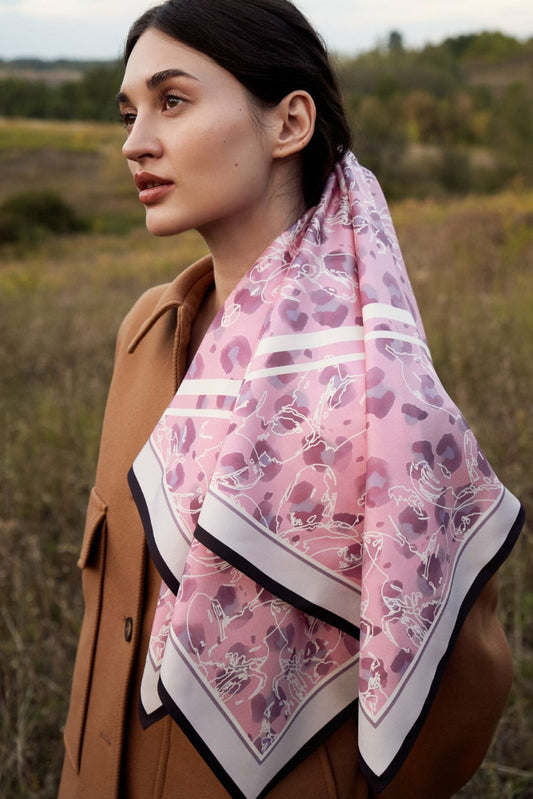 Premium silk scarf "Recovery"