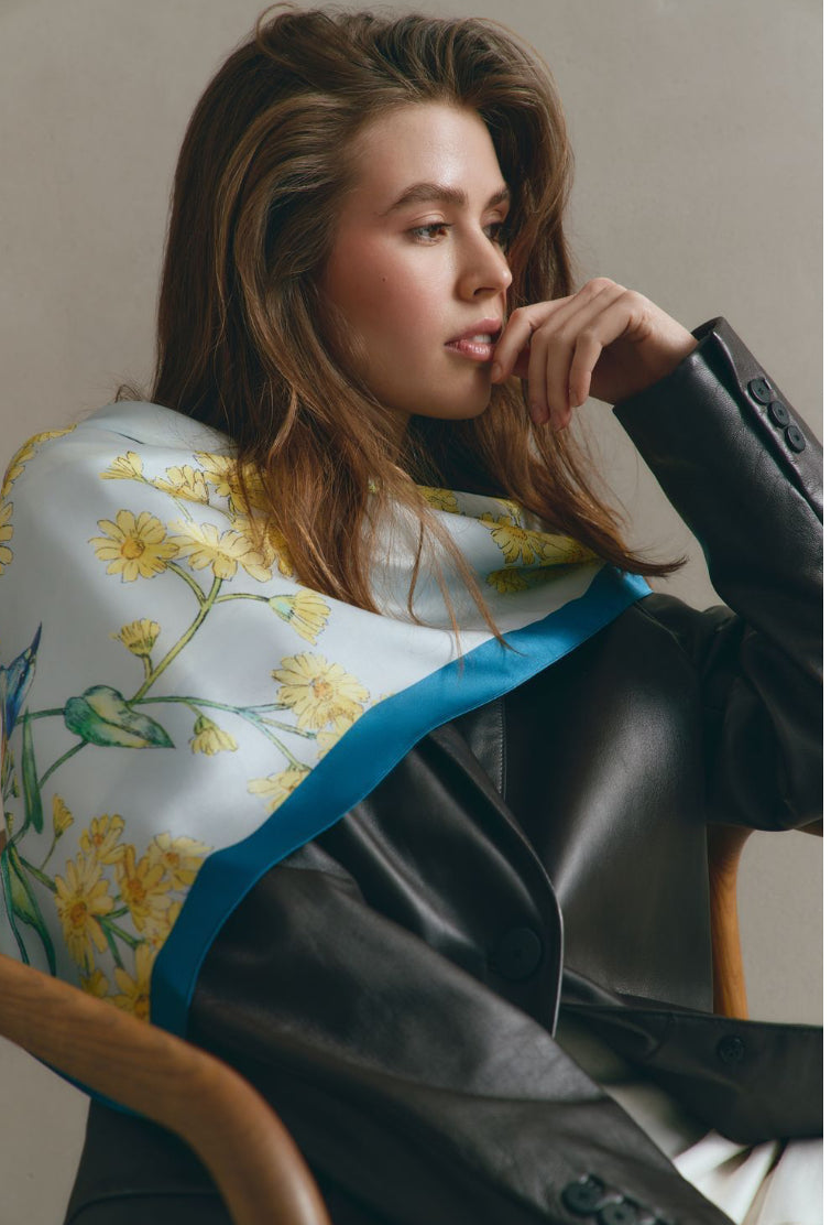 Silk scarf "Exaltation"