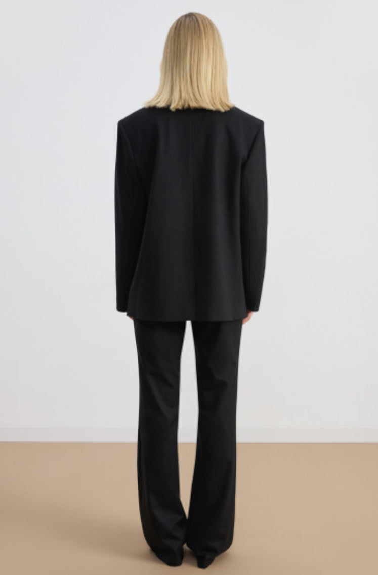 Women's basic jacket with zippers