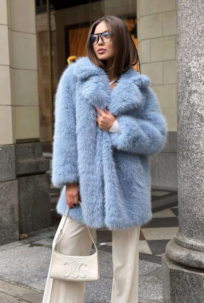 Sky Luxe Faux Mink Coat