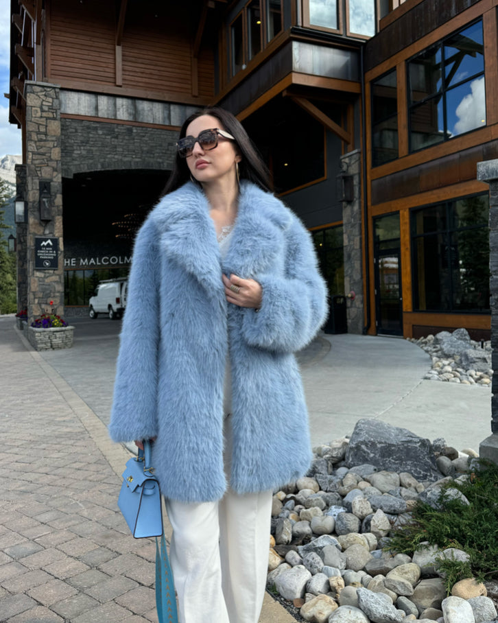 Sky Luxe Faux Mink Coat