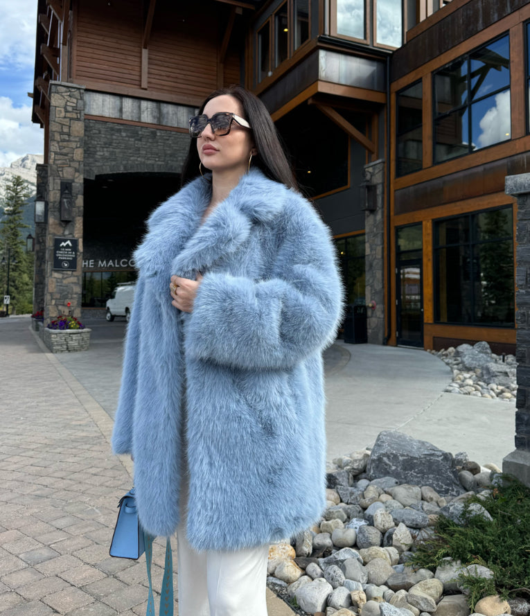 Sky Luxe Faux Mink Coat