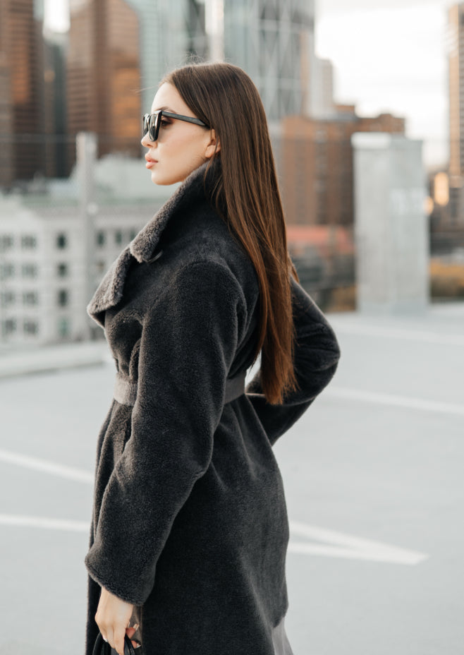 100% natural wool coat