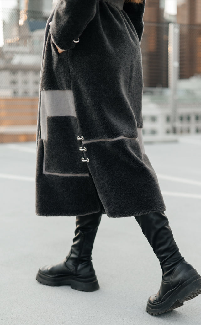 100% natural wool coat