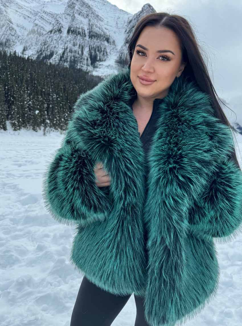 Silver Fox Faux Fur