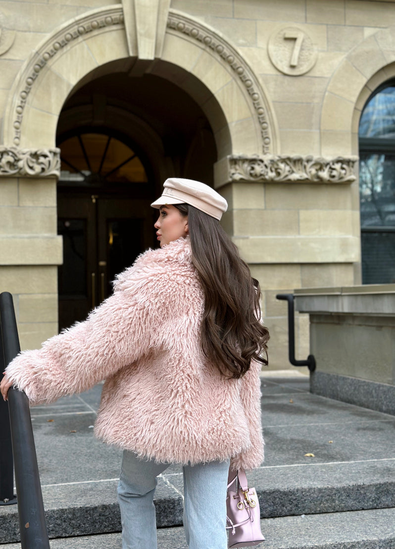 Reversible Faux Fur Coat “Tigrado”