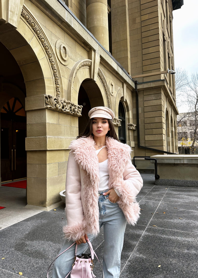 Reversible Faux Fur Coat “Tigrado”