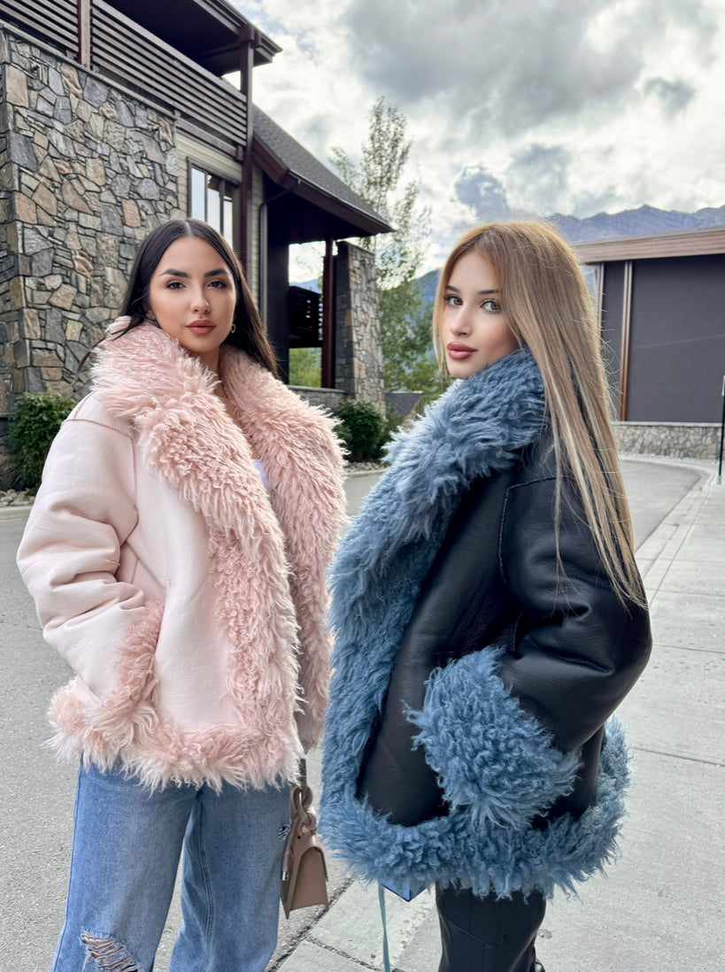 Reversible Faux Fur Coat “Tigrado”