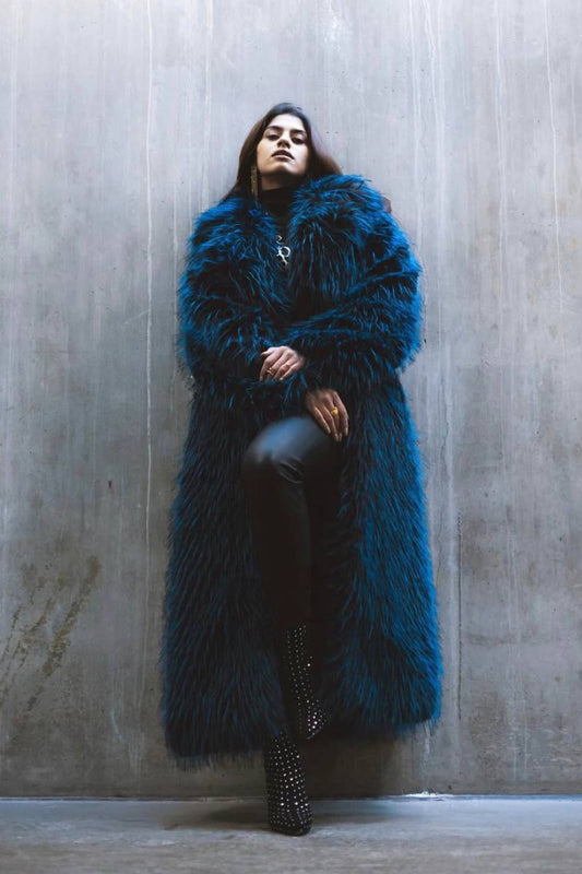 FAUX FOX BLUE