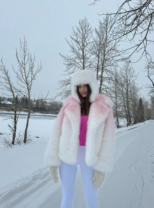 Color eco Fur | Pink