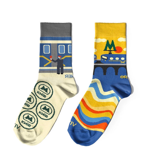 Socks "Kyiv Metro"