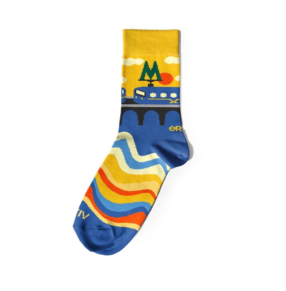 Socks "Kyiv Metro"