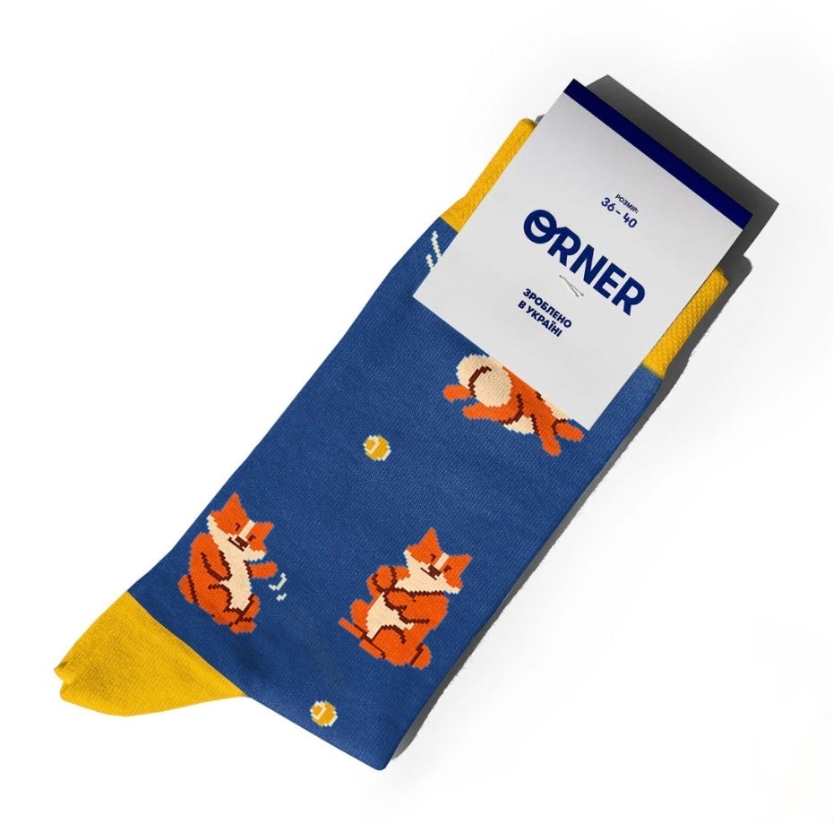 Socks “Corgi”