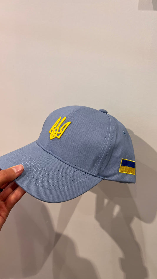 Cap blue with flag