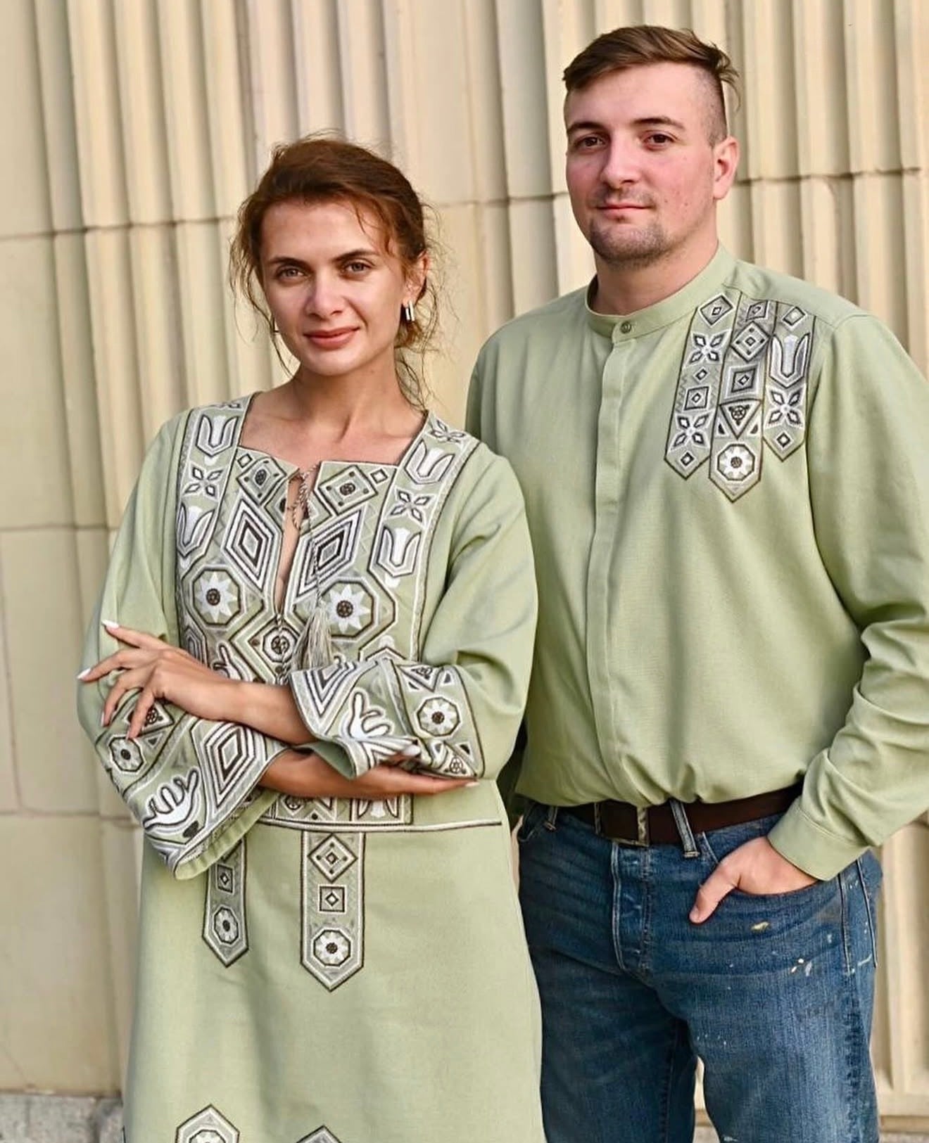 Embroidered dress “Ukrainian motifs”
