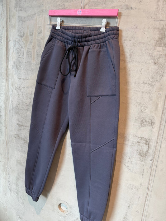 Deep gray joggers