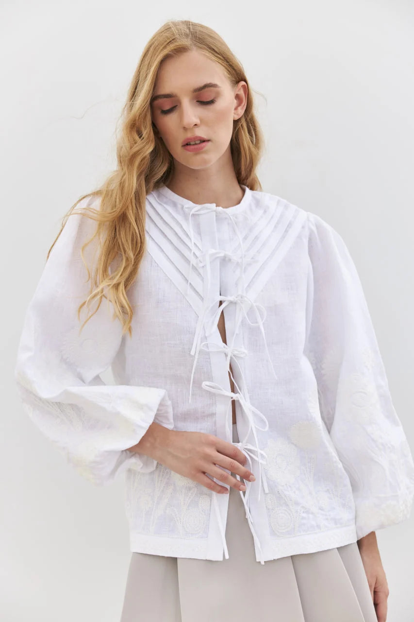 Blouse "Panna" in blue