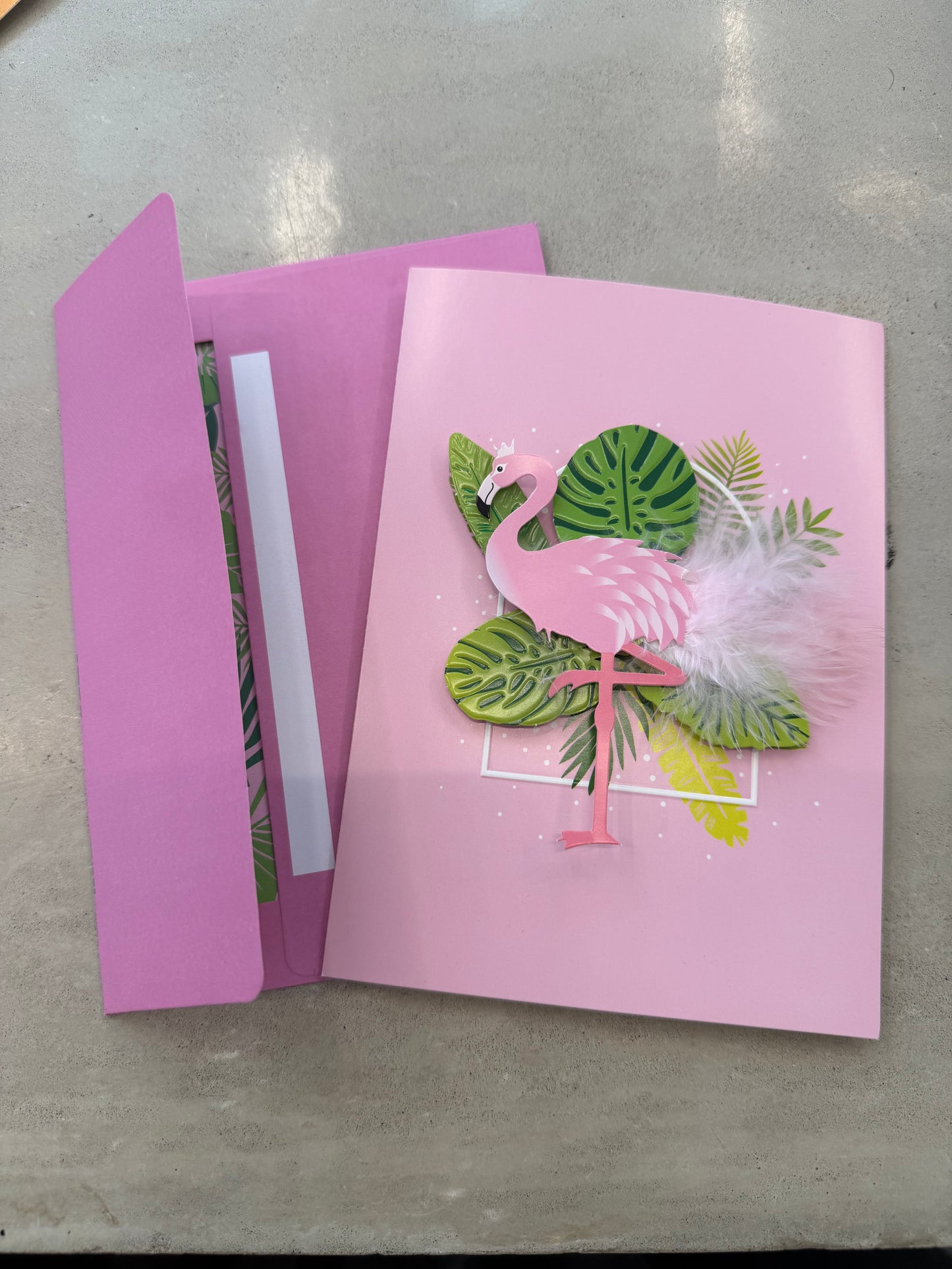Postcard Flamingo
