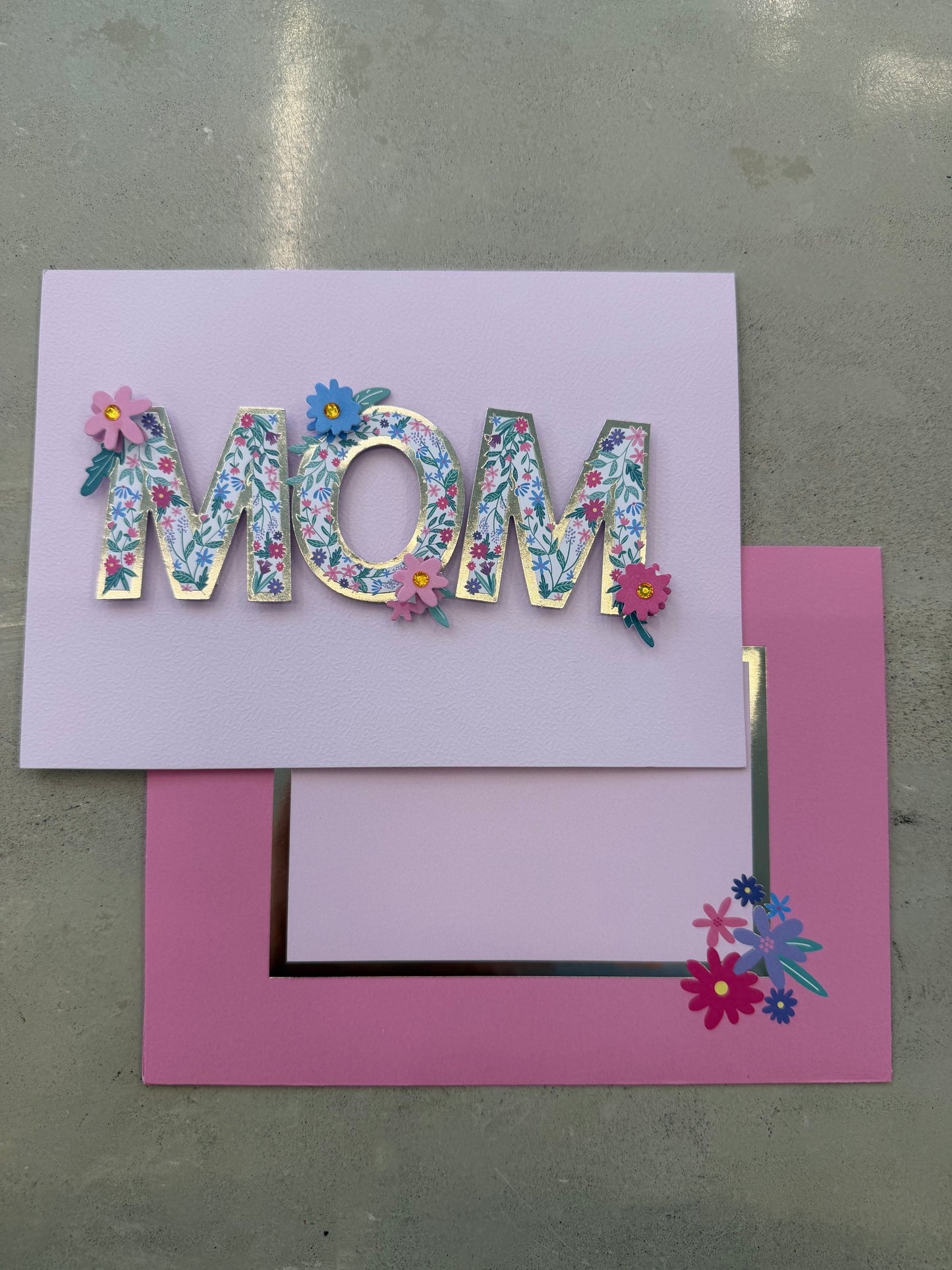Postcard “MOM”