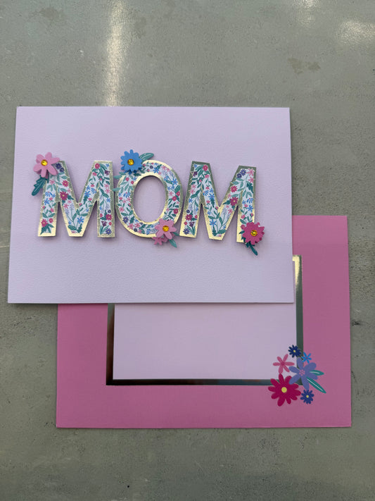 Postcard “MOM”
