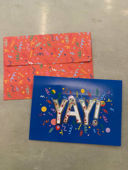 Postcard “YAY”