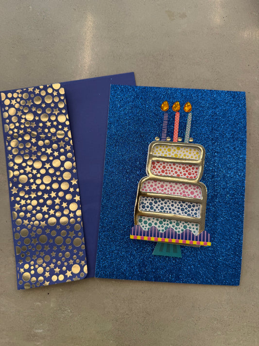 Postcard Birthday cake