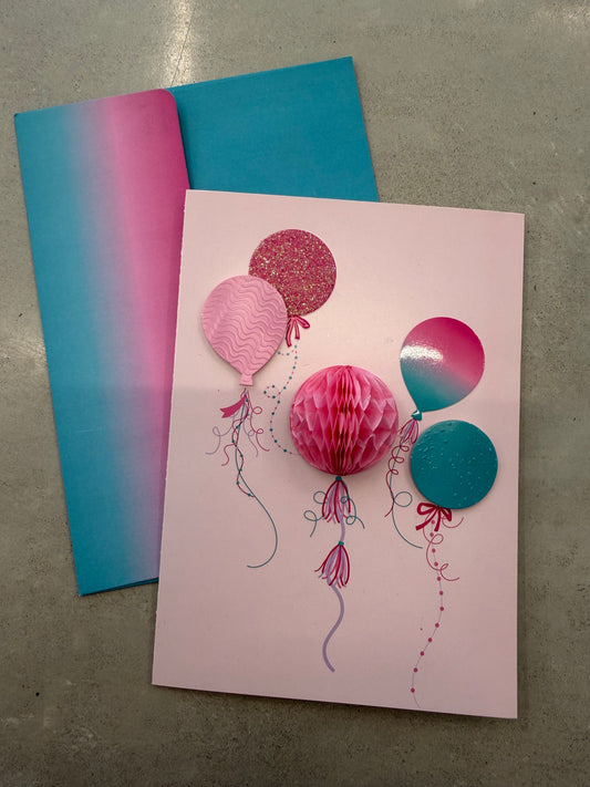 Postcard Birthday Balloons