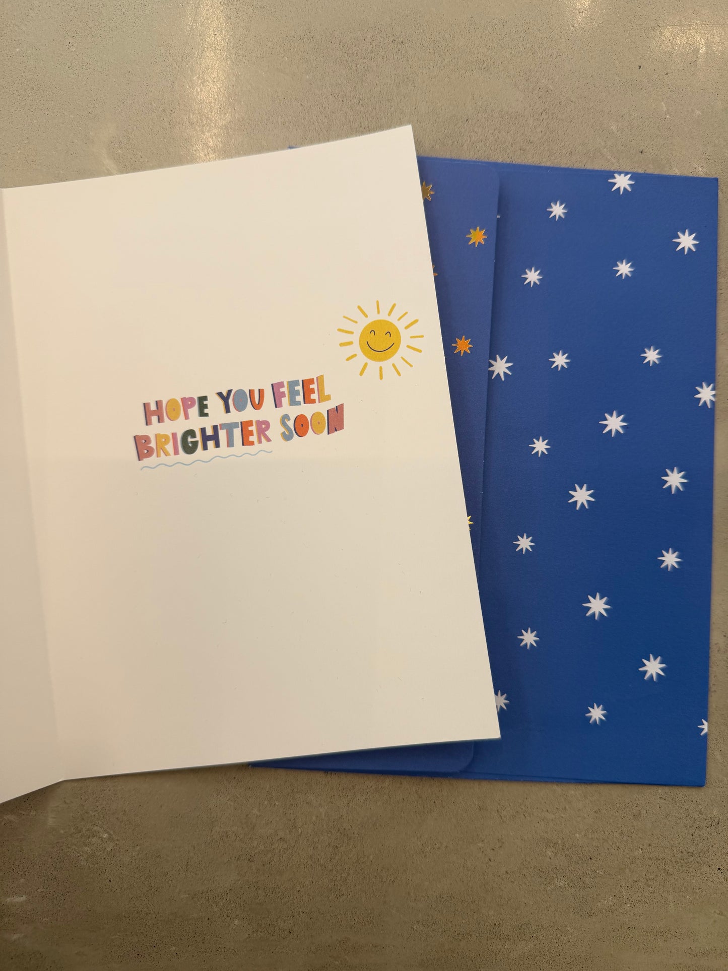 Postcard Get well soon