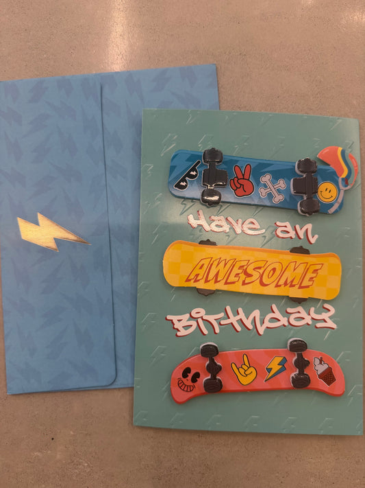 Postcard Have an awesome Birthday