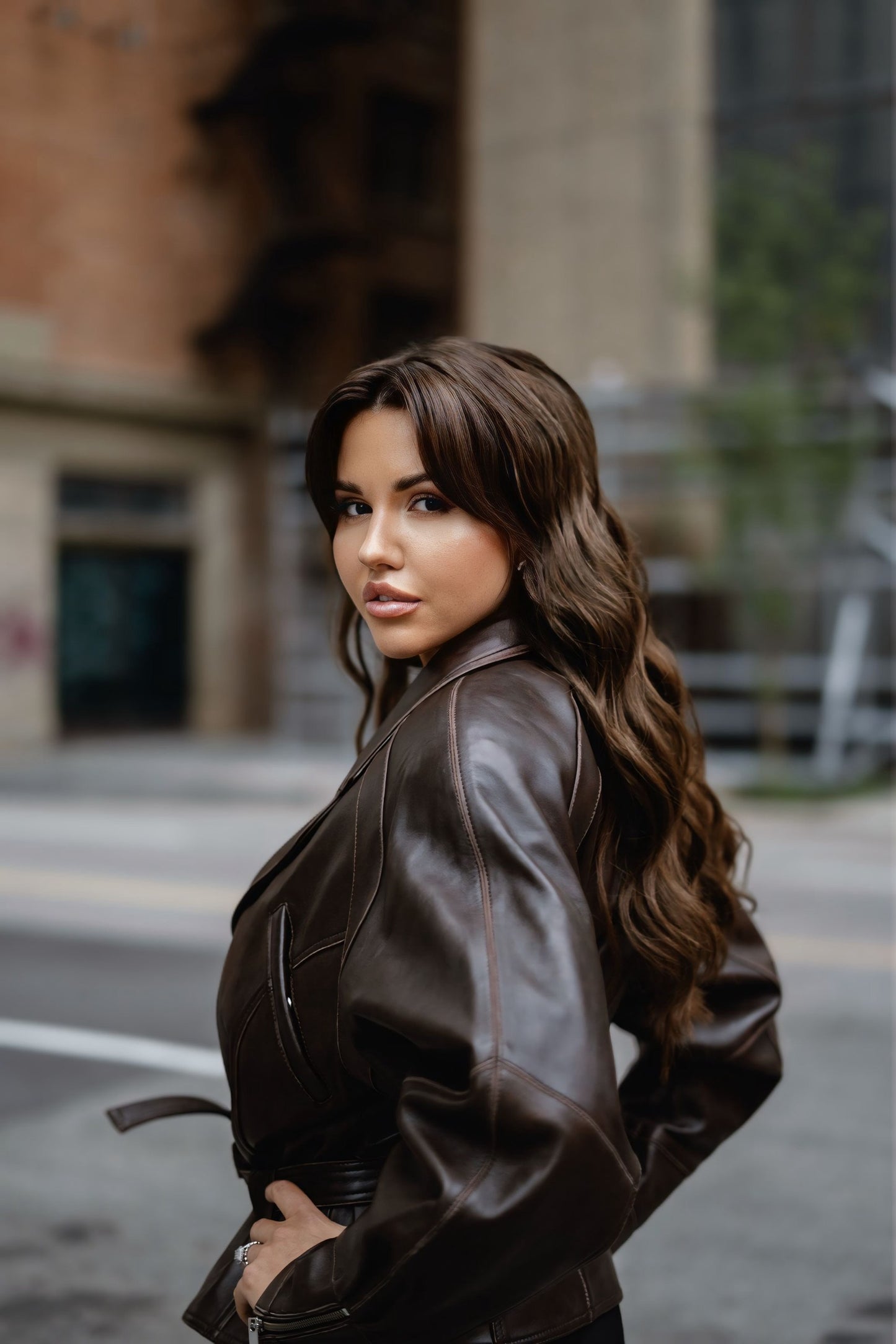 Leather jacket