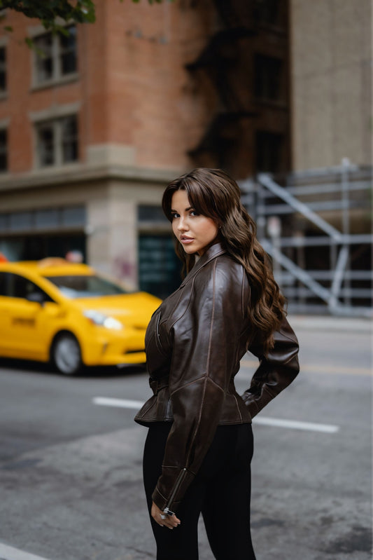Leather jacket