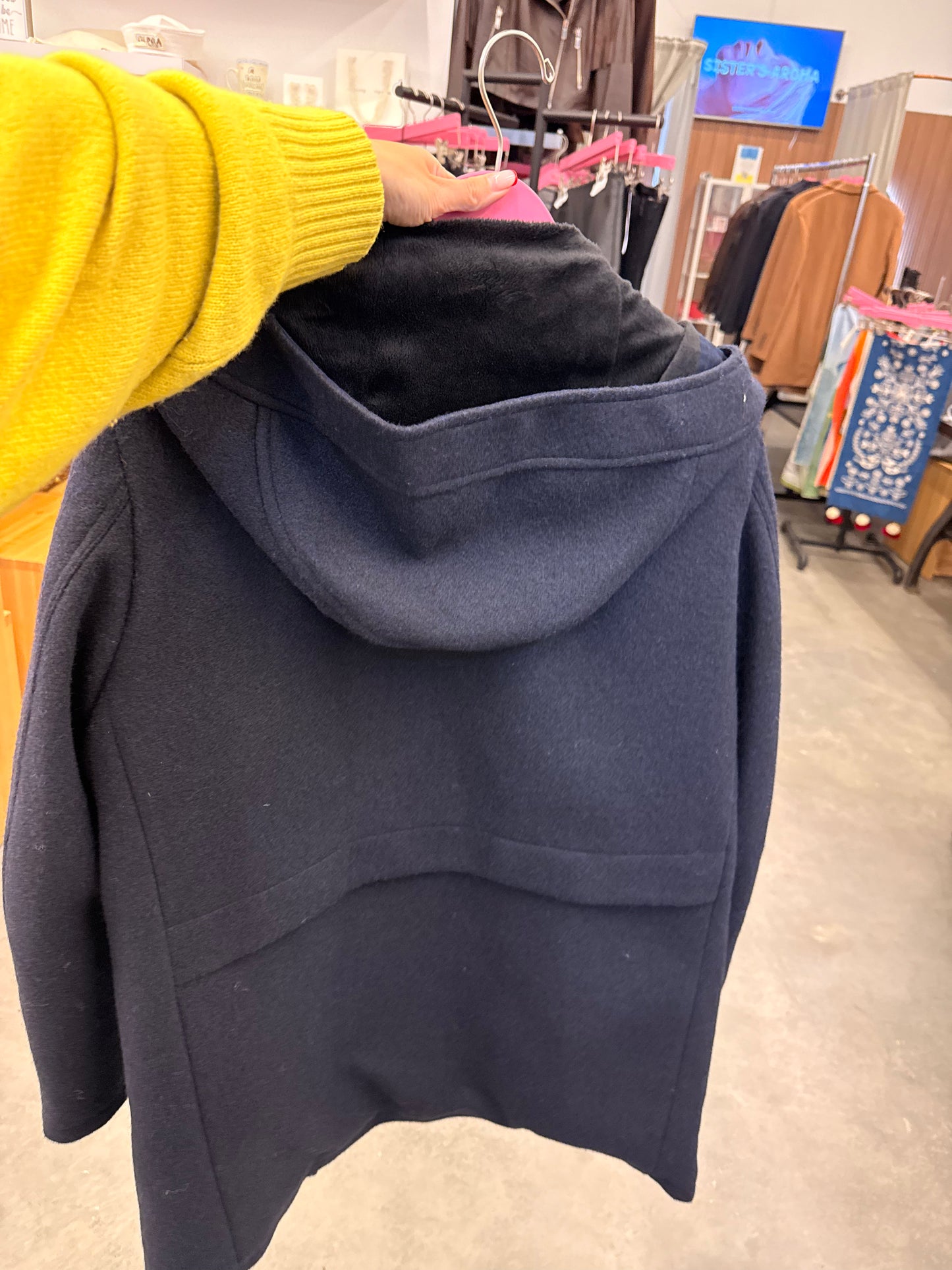 Men’s Hooded Wool Coat