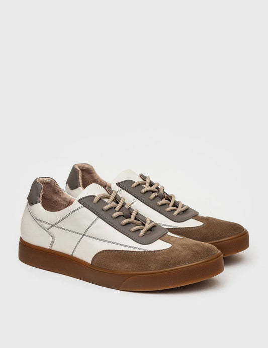 Leather Combination Sneakers