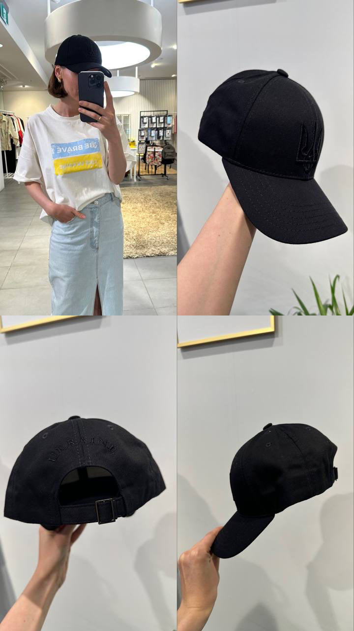 Cap black with tryzub