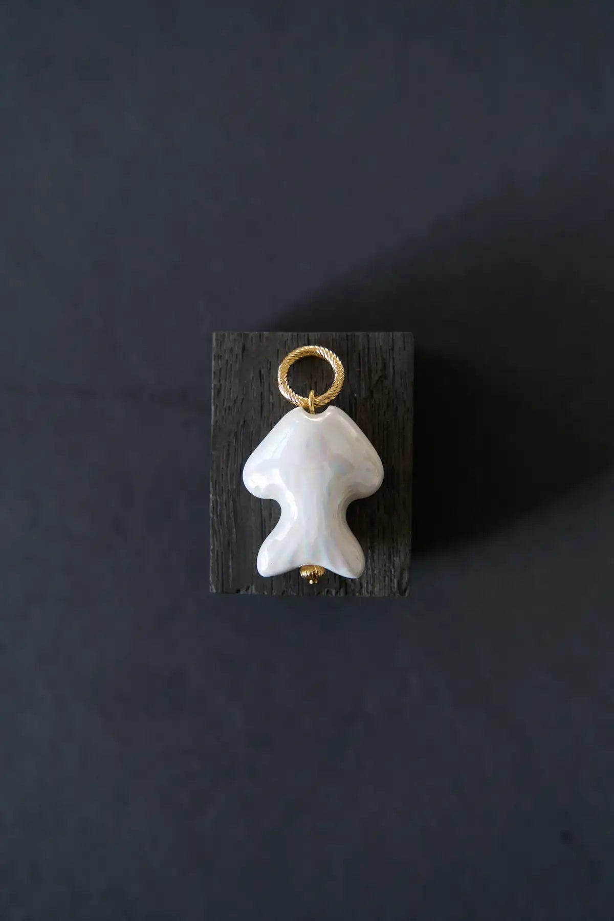 Khyli white fish pendant