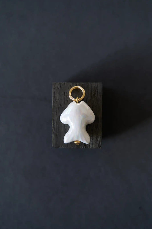 Khyli white fish pendant