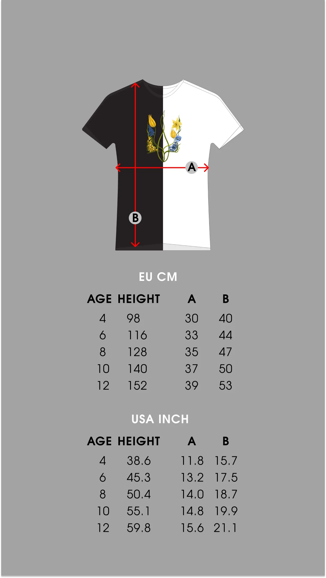 Universal T-Shirt for kids Ukrainian love